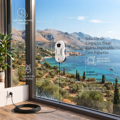 Robot Limpia Cristales con control remoto